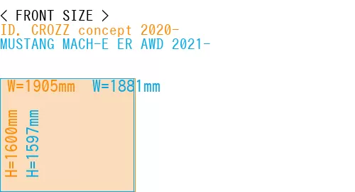 #ID. CROZZ concept 2020- + MUSTANG MACH-E ER AWD 2021-